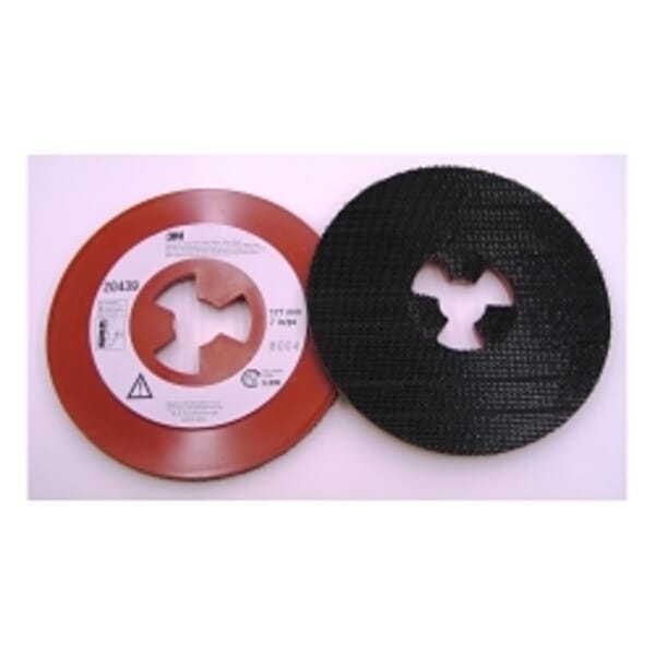 3M 7010360099 Extra Hard Density Regular Disc Face Plate, 7 in W/Dia, For Use With Disc Sanders, Right Angle Grinders, Disc Pad Hubs and Disc Retainer Nuts