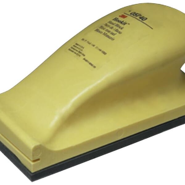 Hookit 7000045715 Firm Density Hand Block, 5 in OAL x 2-3/4 in OAW, Hook and Loop Attachment