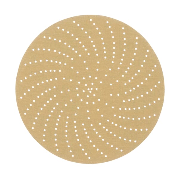 Hookit 7100078180 Open Coated Paper Disc, 6 in Dia Disc, P400 Grit, Extra Fine Grade, Aluminum Oxide Abrasive, Paper Backing