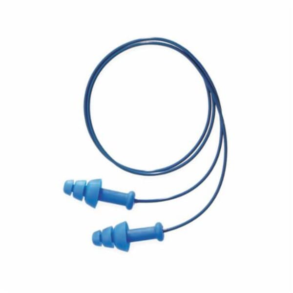 Howard Leight by Honeywell SDT-30 SmartFit Earplugs, 25 dB Noise Reduction, Triple Flange Shape, 2003/10/EC, 89/686/EEC, ANSI S12.6/1997, ANSI S3.19-1974, EN 352-2:1993, Z94.2-1994, Reusable, Corded Design