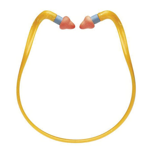 Howard Leight by Honeywell QB2HYG Quiet Band Earplugs, 25 dB Noise Reduction, Tapered Shape, ANSI S3.19-1974, EN 352-2:1993 / EN-24869-1:1993, Reusable, Banded Design