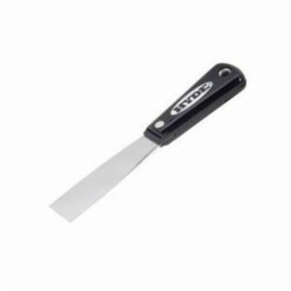 Hyde 02000 Putty Knife, 3-3/4 in L x 1-1/4 in W, High Carbon Steel Blade, Flexible Blade Flexibility