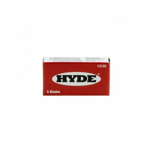 Hyde 13120 Single Edge Razor Blade, 0.009 in THK, For Use With Razor Blade Scraper, Industrial Steel