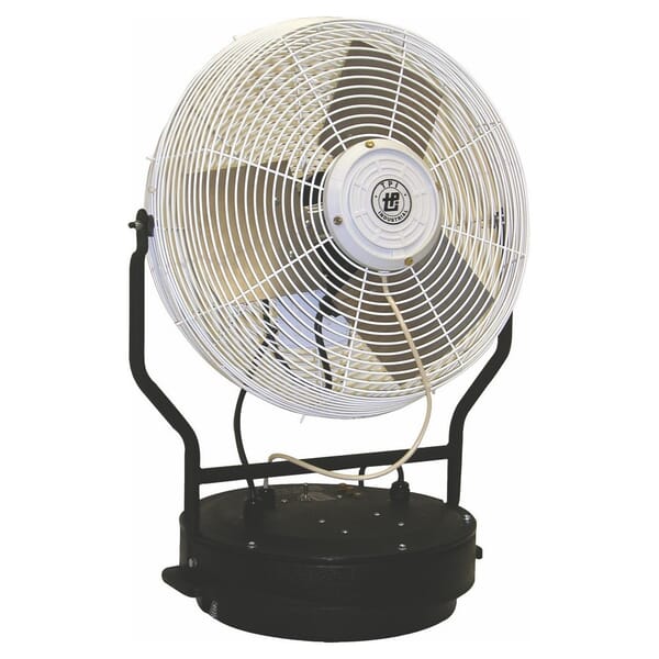 TPI PM18FO 1-Phase Portable Self-Contained Power Misting Fan Head, 18 in, 5750 cfm Flow Rate, 120 VAC, 2.2 A, Domestic