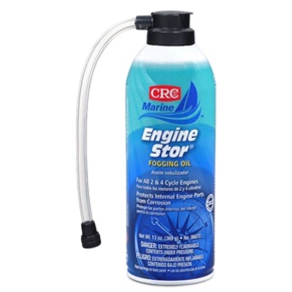 CRC 06072 Engine Stor Extremely Flammable Fogging Oil, 55 gal Drum, Petroleum Odor/Scent, Amber, Liquid/Viscous Form