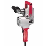 Milwaukee 1675-6 Grounded Heavy Duty Right Angle Drill, 1/2 in Keyed Chuck, 120 VAC, 300 to 1200 rpm Speed, 6-1/2 in OAL
