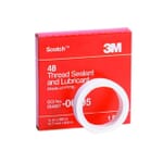 3M 7000057505 48 Series Premium Thread Sealant and Lubricant Tape, 32.9 m L x 1/2 in W x 3 mil THK, PTFE