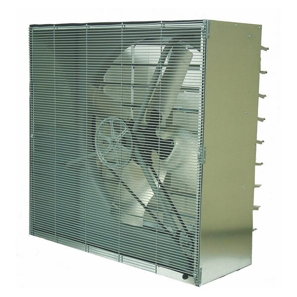 TPI CBT24B 1-Phase Standard Cabinet Exhaust Fan With Shutter, 115 VAC, 5 A, 24 in Propeller, 1/3 hp, Domestic