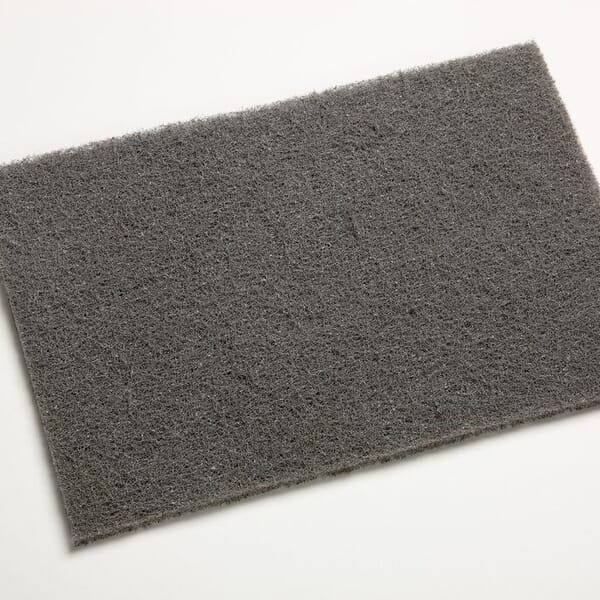 3M 7100089226 7448 Pad, 9 in L, 6 in W W/Dia, Ultra Fine Grade, Silicon Carbide Abrasive
