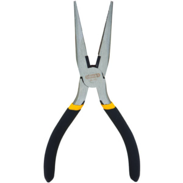 Stanley 84-101 Basic Long Nose Plier, Forged Steel Jaw, 1-1/8 in L x 5/16 in W Jaw, 6-3/4 in OAL