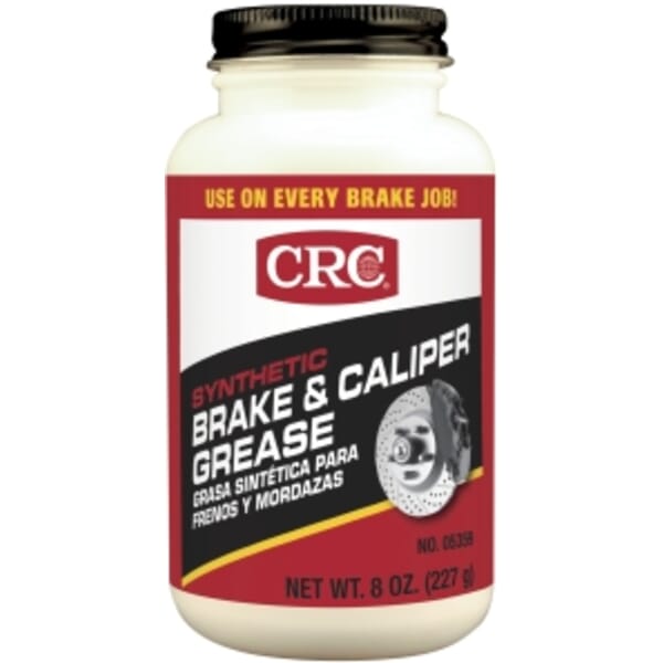 CRC 05359 Brake Caliper Non-Flammable Synthetic Grease, 8 oz Can, Semi-Solid Grease Form, Dark Gray, -30 to 600 deg F