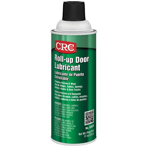 CRC 03029 Flammable Non-Drying Roll-Up Door Lubricant, 16 oz Aerosol Can, Liquid Form, Blue/Clear/Green, 0.827