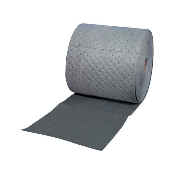 SPC HT555 High Traffic Heavyweight Hybrid Perforated Absorbent Roll, 150 ft L x 15 in W x 2 ply THK, 23 gal Absorption, Spunbond-Meltblown Polypropylene