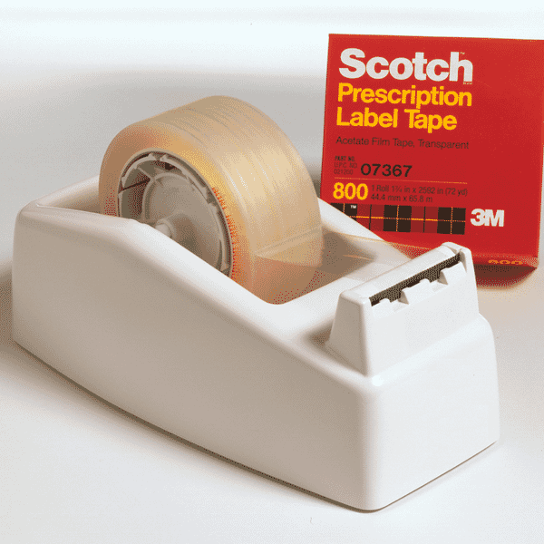 Scotch 7000125153 99396321 Tape, 72 yd L 1 in W, Acrylic Adhesive, Acetate Film Backing, Clear