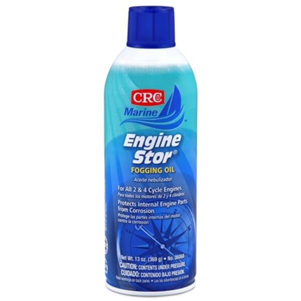 CRC 06068 Engine Stor Non-Flammable Fogging Oil, 16 oz Aerosol Can, Petroleum Odor/Scent, Amber, Liquid/Viscous Form