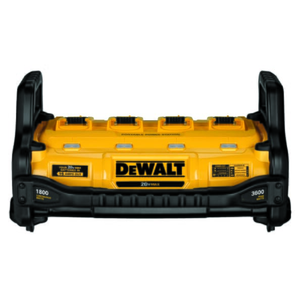 DeWALT FLEXVOLT DCB1800B Cordless Portable Power Station and Battery Charger, For Use With 20V MAX* Batteries, Lithium-Ion Battery, 2 hr Charging, 4 Batteries