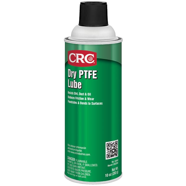 CRC 03044 Flammable Micro-Thin Dry Film Lubricant, 16 oz Aerosol Can, Suspension in Liquid Form, Hazy White, 0.73