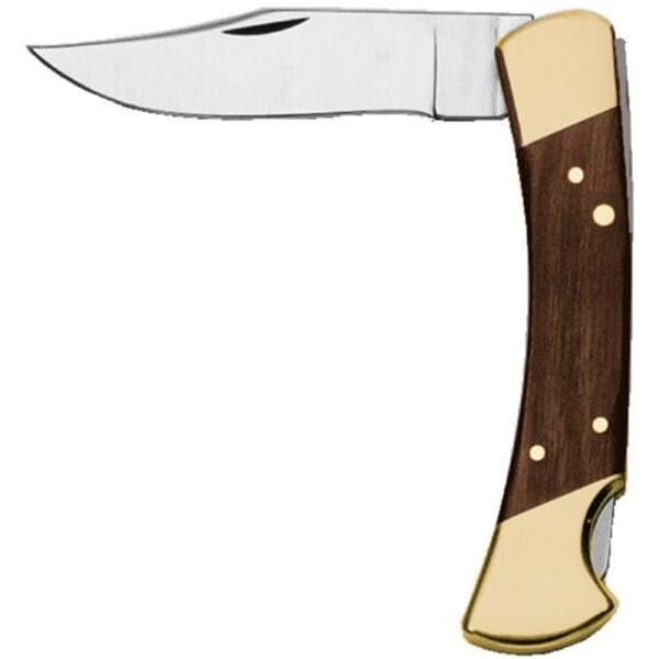 Proto J18545 Folding Lockback Pocket Knife, Stainless Steel 400 Grade/Clip Point Blade, 3-3/4 in L Blade, Straight Edge