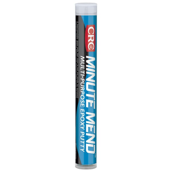 CRC 14070 Minute Mend Non-Flammable Epoxy Putty, 4 oz Stick, Putty Form, Green/White, 1.98