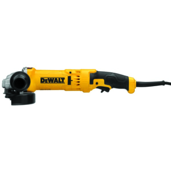 DeWALT Guaranteed Tough DWE43113 High Performance Angle Grinder, 4-1/2 to 5 in Dia Wheel, 5/8-11 UNC Arbor/Shank, 120 VAC, Black/Yellow, Yes, Trigger Switch