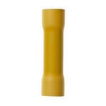 Scotchlok 7100164167 Insulated Butt Connector, 4 AWG Conductor, 2.17 in L, Brazed Barrel, Copper, Yellow