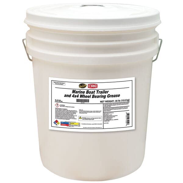 Sta-Lube SL3125 Non-Flammable Bearing Grease, 35 lb Pail, Semi-Solid to Solid Grease Form, Blue, 0 to 325 deg F