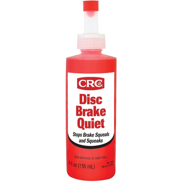 CRC 05016 Dry Film Non-Flammable Disc Brake Quiet, 4 oz Bottle, Paste, Red, Acrylic