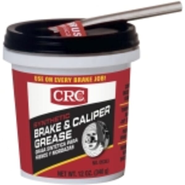 CRC 05353 Brake Caliper Non-Flammable Synthetic Grease, 12 oz Tub, Semi-Solid Grease Form, Dark Gray, -30 to 600 deg F