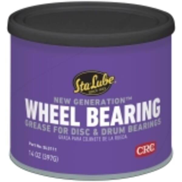 Sta-Lube SL3111 New Generation Non-Flammable Wheel Bearing Grease, 14 oz Can, Faint/Mild Petroleum Odor/Scent, Amber, Semi-Solid to Solid Grease Form