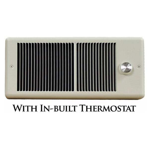 TPI HF4320TRP 4300 Fan Forced Electric Heater With Wall Box, 2/1.5 kW, 208/240 V AC