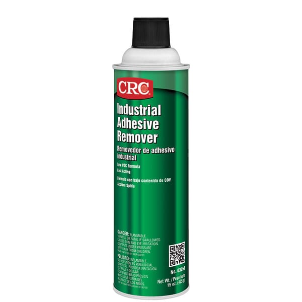 CRC 03250 Flammable Adhesive Remover, 20 oz Aerosol Can, Liquid Form, Clear/White, Slight Hydrocarbon Odor/Scent