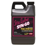 Sta-Lube SL2496 Syn-Go Combustible Extended Interval Synthetic Gear Oil, 64 oz Bottle, Light Petroleum Odor/Scent, Liquid Form, SAE 75W140 Grade, Clear/Yellow