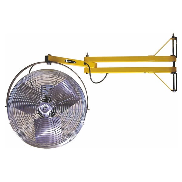 TPI 60LDFTE 1-Phase High Velocity Standard Workstation Fan, 18 in Blade, 3200/4200/4600 cfm Flow Rate, 115 VAC, 2.2 A, Domestic