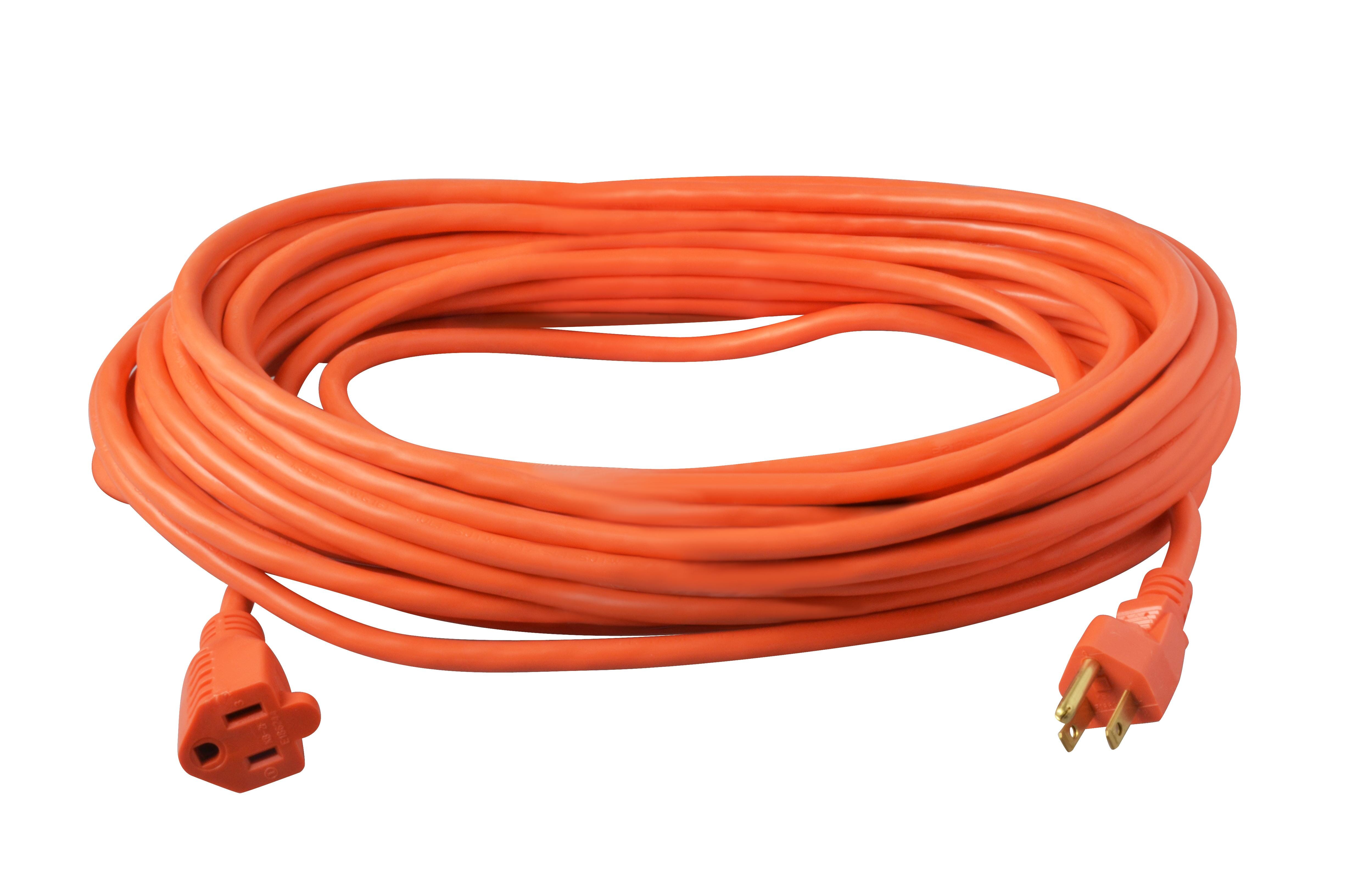 Southwire 2308SW8803 Type SJTW Extension Cord, 13 A at 125 VAC, 1625 W, 50 ft L Cord, 3 Conductors