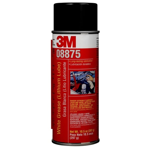 3M 7000000635 Grease, 16 fl-oz Container Aerosol Can Container, Liquid Form, White