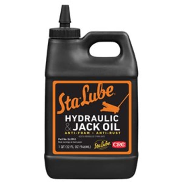 Sta-Lube SL2552 Medium Weight Non-Flammable Hydraulic/Jack Oil, 32 oz Bottle, Liquid Form, Amber, 0.9