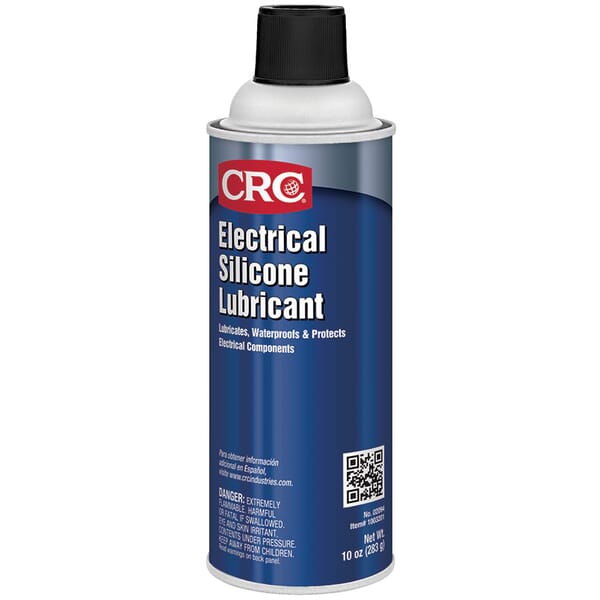 CRC 02094 Dry Film Extremely Flammable Multi-Purpose Silicone Lubricant, 16 oz Aerosol Can, Liquid Form, Clear/Water White, -40 to 400 deg F