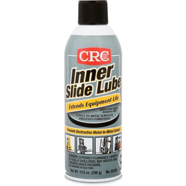 CRC 05305 Extremely Flammable Non-Drying Film Inner Slide Lube, 16 oz Aerosol Can, Liquid Form, Black, 0.7