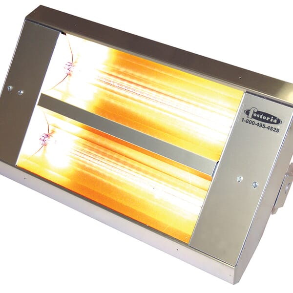 TPI Fostoria 22290THSS240V THSS 1 Phase Mul-T-Mount Electric Infrared Heater, 10922 Btu/hr Capacity, 240 V AC, 3.2 kW Power Rating
