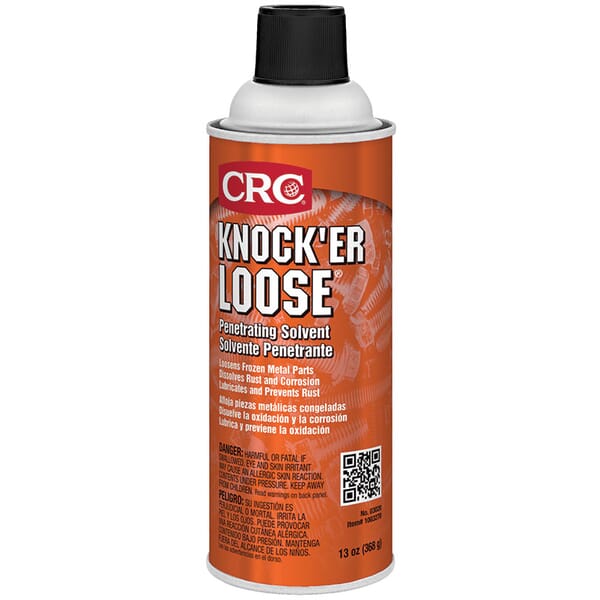 CRC 03020 Knocker Loose Non-Flammable Penetrating Solvent, 16 oz Aerosol Can, Liquid, Reddish, 0.84