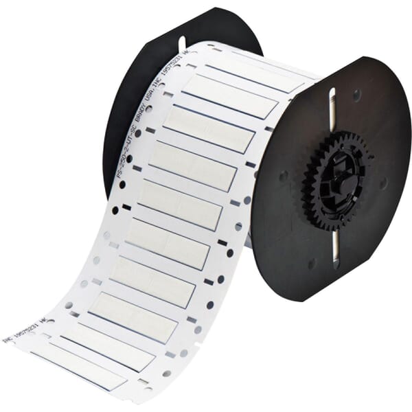 Brady PermaSleeve B33-250-2-342-2 PS Series 1-Sided Heat Shrink Wire Marker Sleeve, 16 to 8 AWG Wire, 2 in L x 1 in W, B-342 Polyolefin