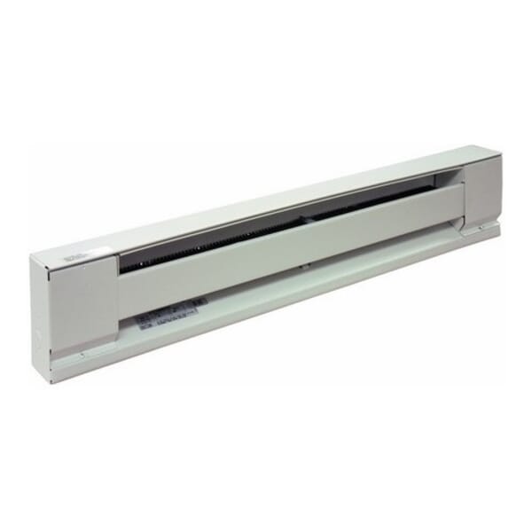 TPI E2906036HAW 2900HA 1-Phase High Altitude Standard Electric Baseboard Convection Heater, 2040 Btu/hr Capacity, 120 VAC, 600 W Power Rating, Wall Mount
