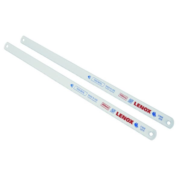 Lenox 20116218HE Hacksaw Blade, 1/2 in W x 12 in L Blade, M2 HSS Cutting Edge, 18 TPI, Bi-Metal Blade