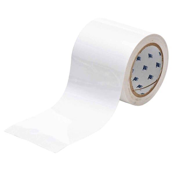 Brady ToughStripe 104311 Floor Marking Tape, 100 ft L x 2 in W, White, Polyester