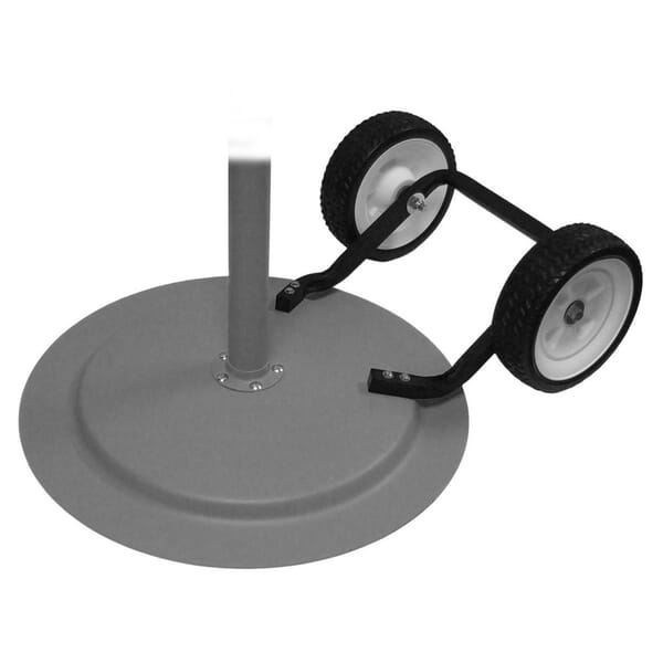 TPI ACMWK Standard Wheel Kit, For Use With Industrial Assembled Maximum Duty Circulator and Industrial Heavy Duty Yellow Air Circulator, Black