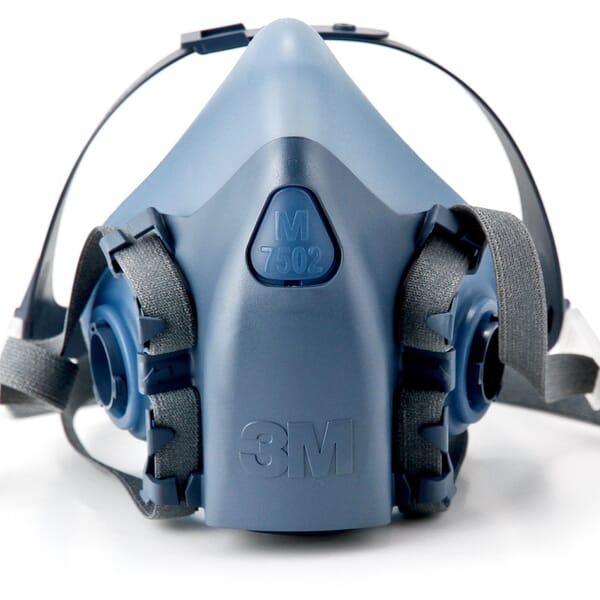 3M 7502 7500 Reusable Half Facepiece Respirator, M, Bayonet Connection