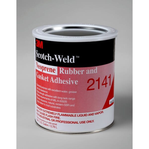 3M 7000121215 High Strength Rubber and Gasket Adhesive, 1 gal Container Can Container