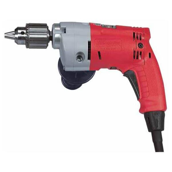 Milwaukee 0234-6 Grounded Heavy Duty Electric Drill, 1/2 in Keyed Chuck, 120 VAC, 0 to 950 rpm Speed, 10-1/2 in OAL