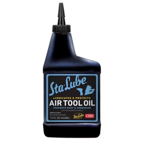 Sta-Lube SL2531 Non-Flammable Air Tool Oil, 15 oz Bottle, Faint Petroleum Odor/Scent, Liquid Form, Amber/Blue