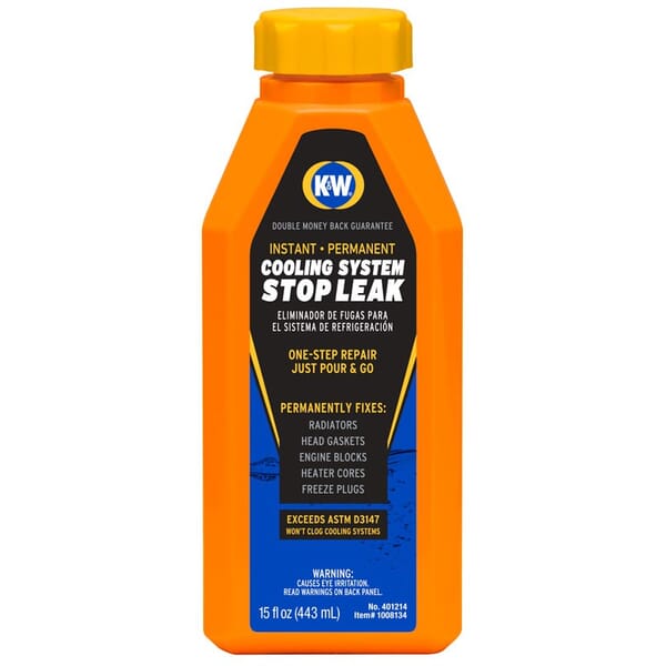 K&W 401214x6 Instant Cooling System Stop Leak, 16 oz Bottle, Liquid, Lumpy Copper, Mild